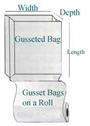 VCI Poly Gusset Bags 11 x 10.5 x 25
